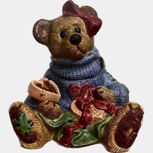 Vintage 1996 Boyd's Bear Bailey's Low Fat Cookie Jar